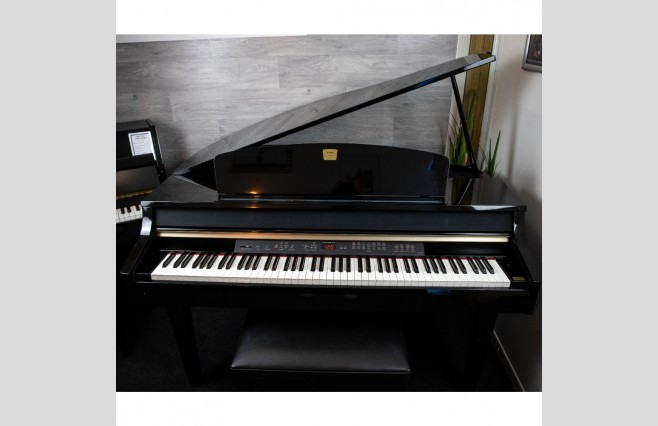 Used Yamaha CLP265GP Polished Ebony Digital Piano Complete Package (SN:GBRCNX01048) - Image 1